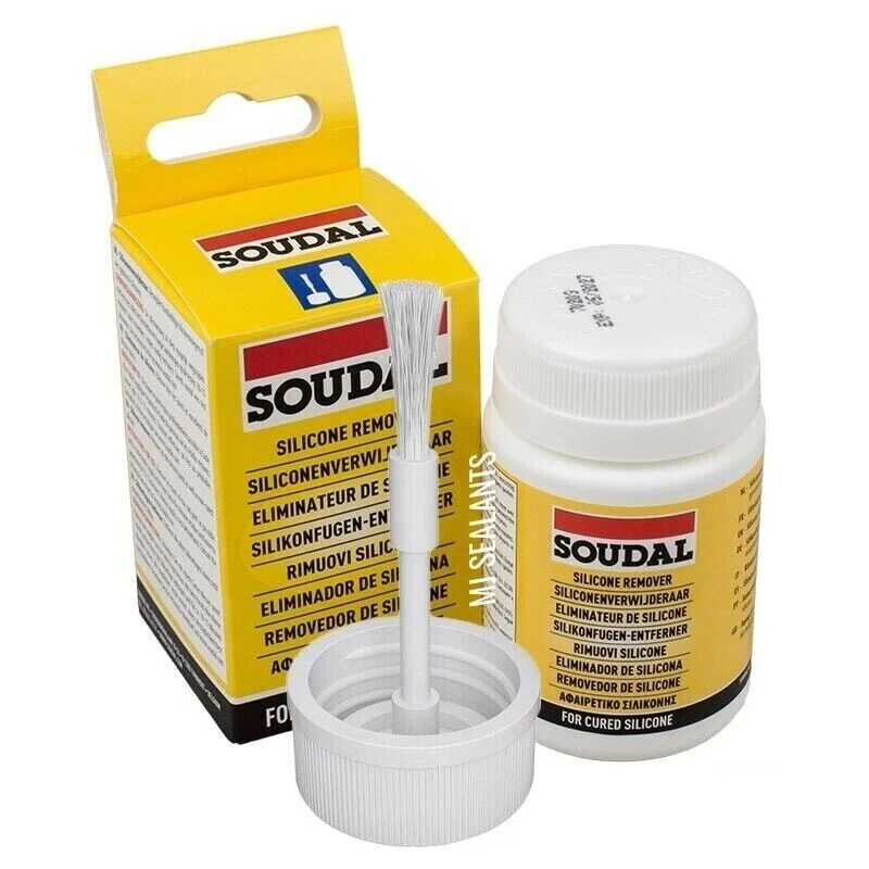 Eliminateur dissolvant de silicone en gel de marque SOUDAL 100ml