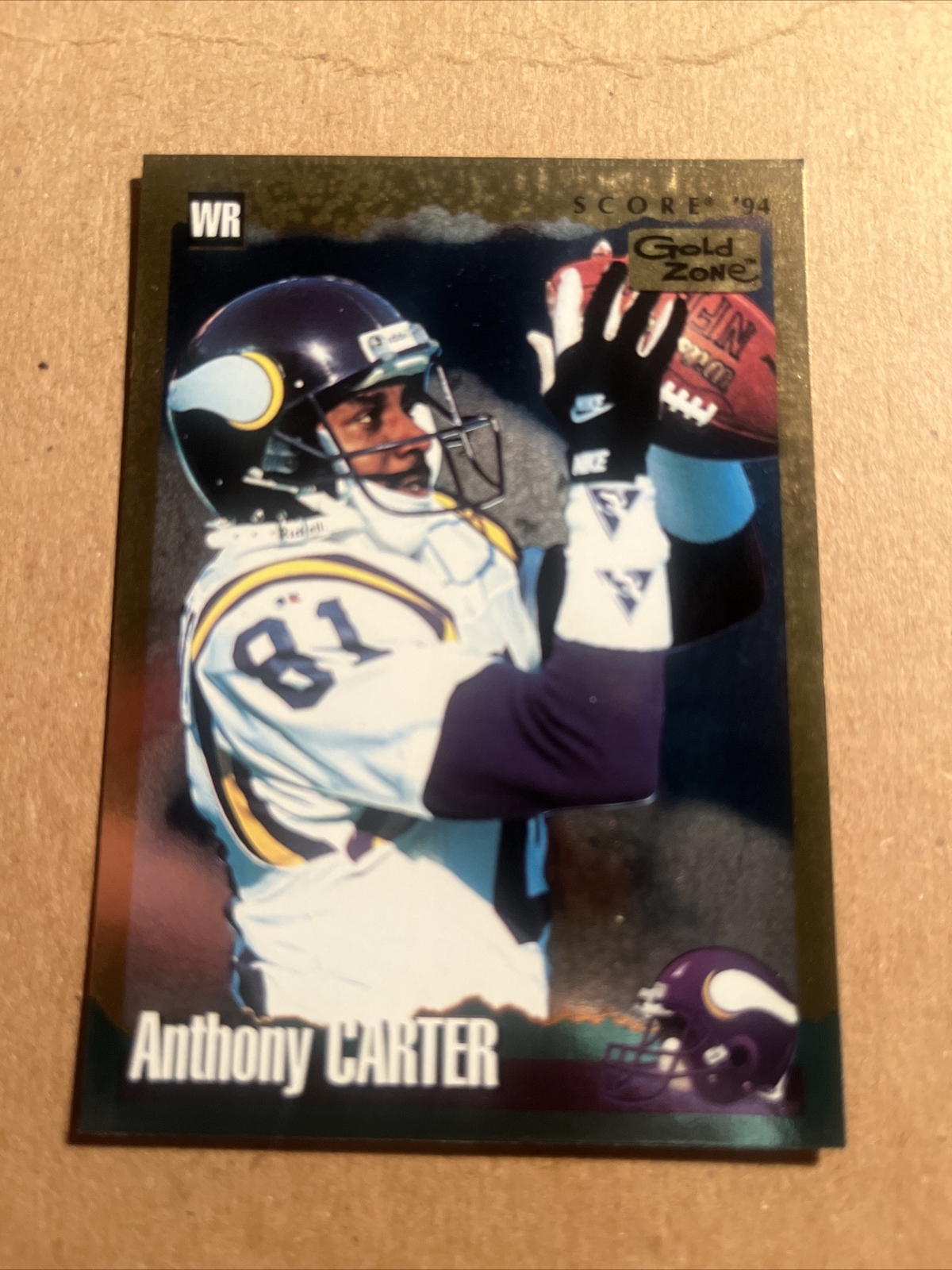 1994 Score Gold Zone Anthony Carter #239 Minnesota Vikings Michigan Wolverines