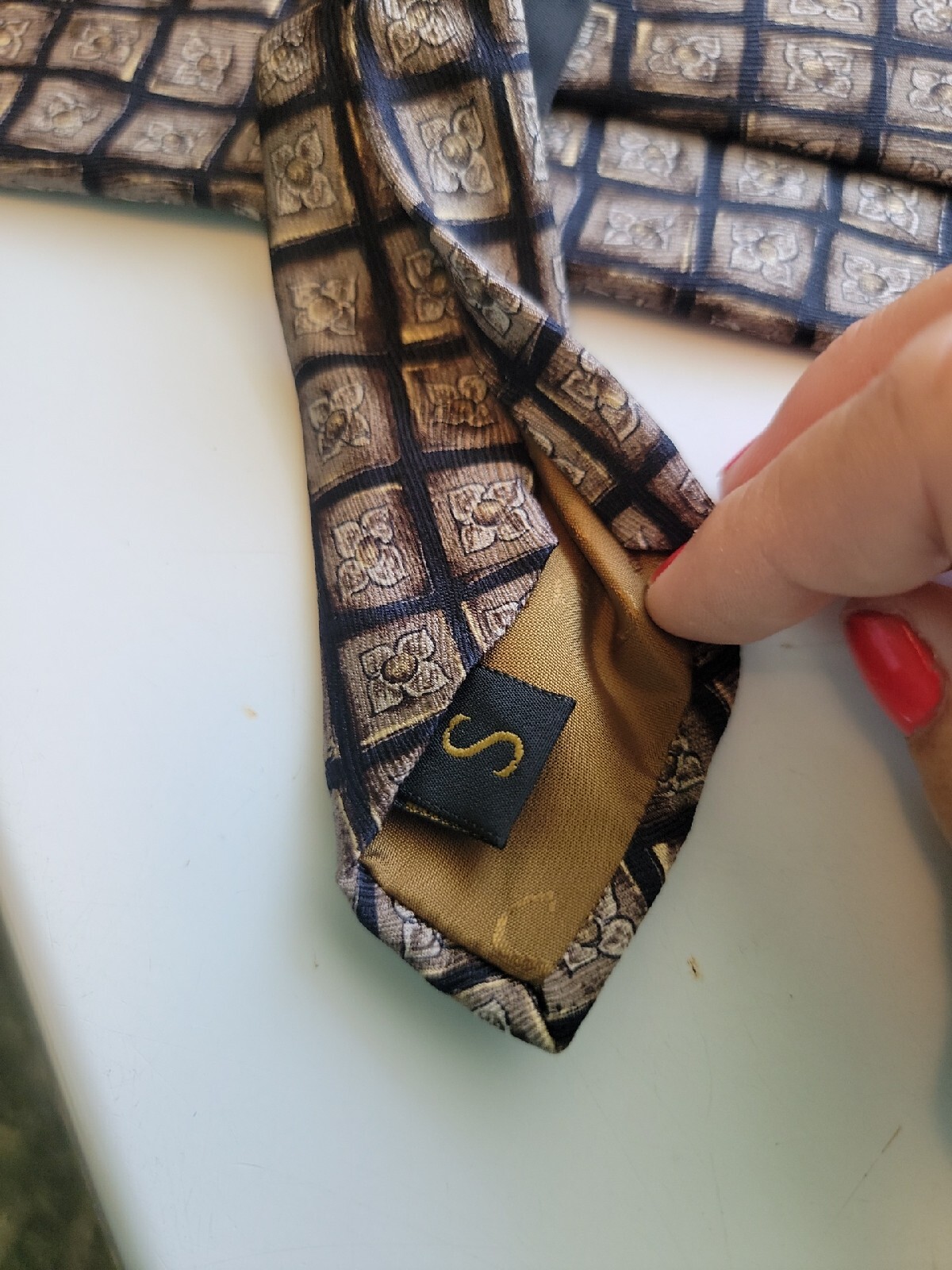 100% Silk Robert Talbott Studio Tie - image 6