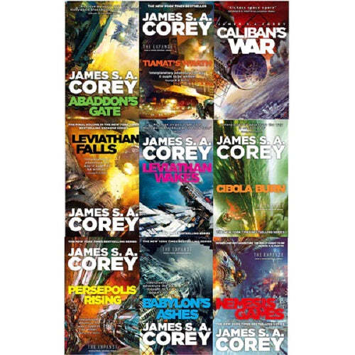 James S A Corey Expanse Series 9  Books Collection Set ((now a | James S A Corey