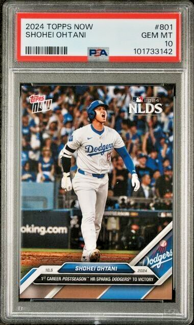 PSA 10 5連番 2024 Topps Now #1 大谷翔平