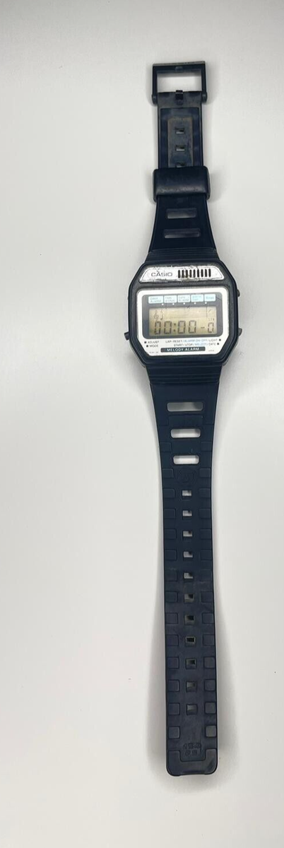 vintage CASIO MELODY ALARM 922554 hand watch date JAPAN made
