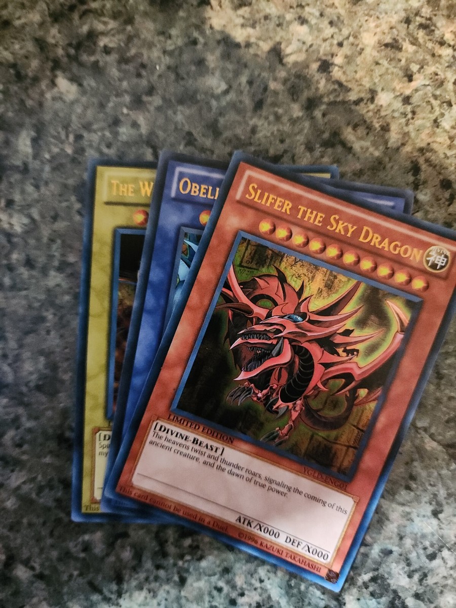 Slifer The Sky Dragon YGLD-ENG01 Ultra Rare Limited Edition