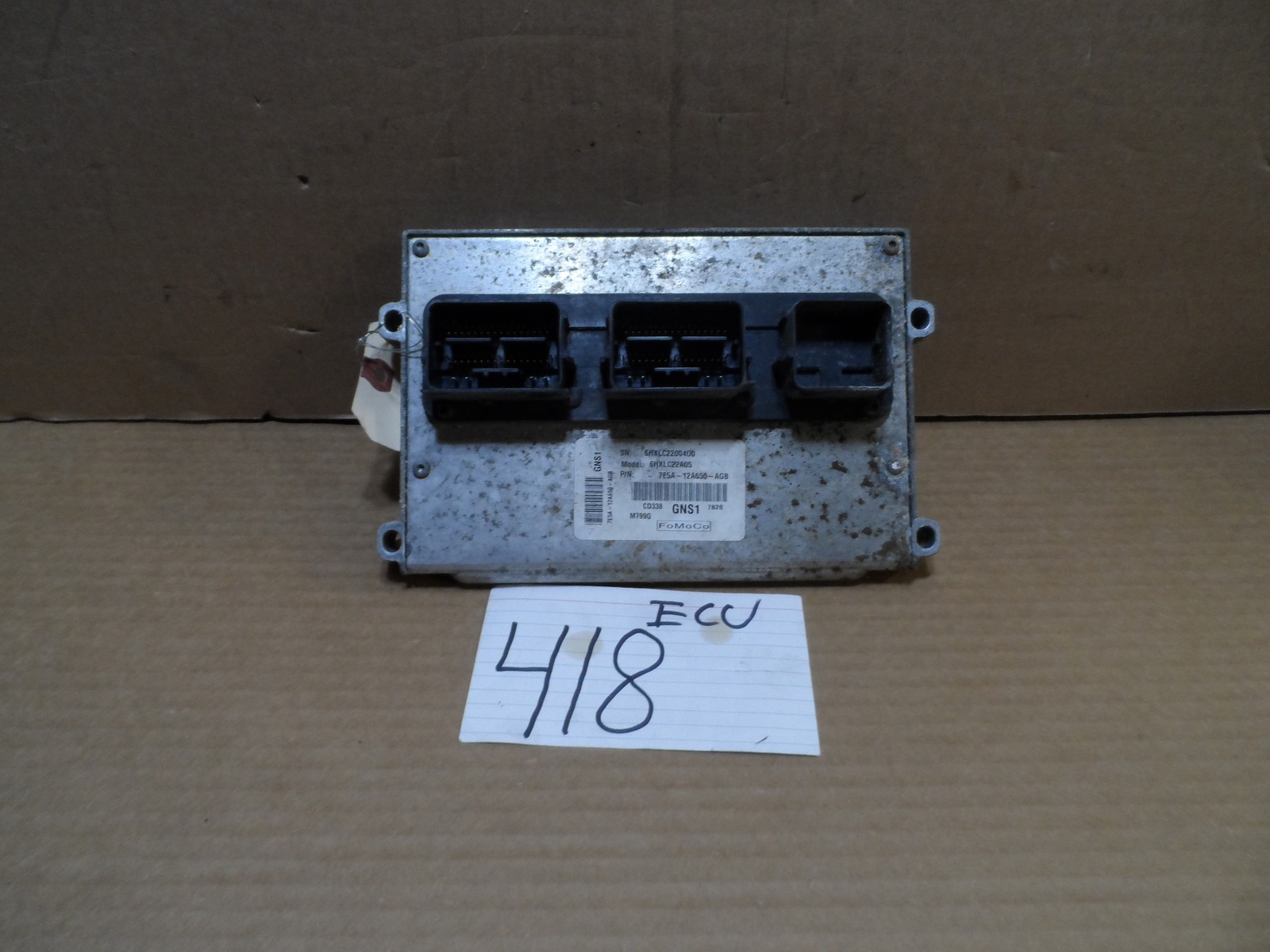 2006 - 2007 Ford Fusion 2.3L  #418  Engine Computer ECM ECU ( 7E5A-12A650-AGB )