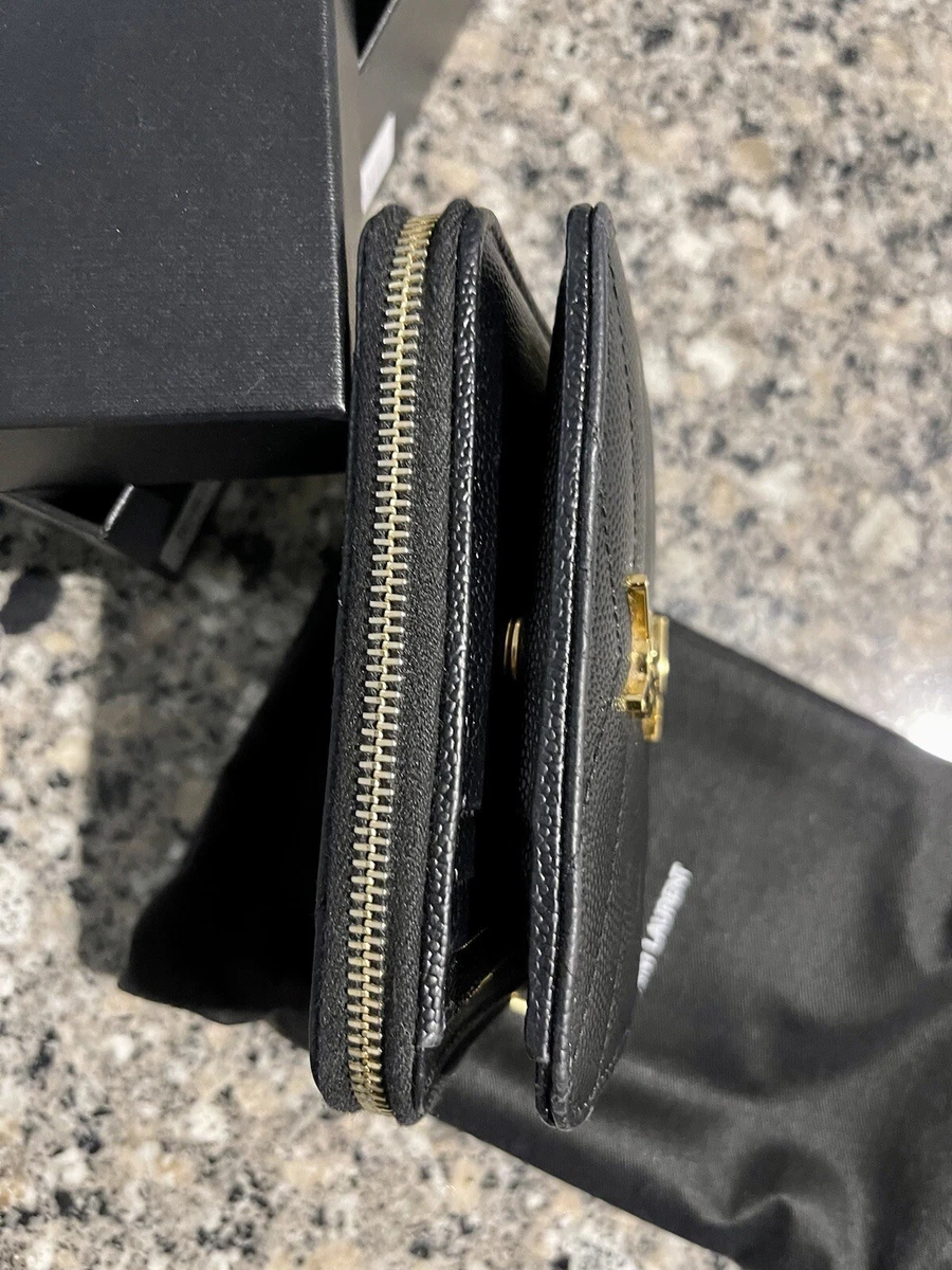 ysl wallet zipper