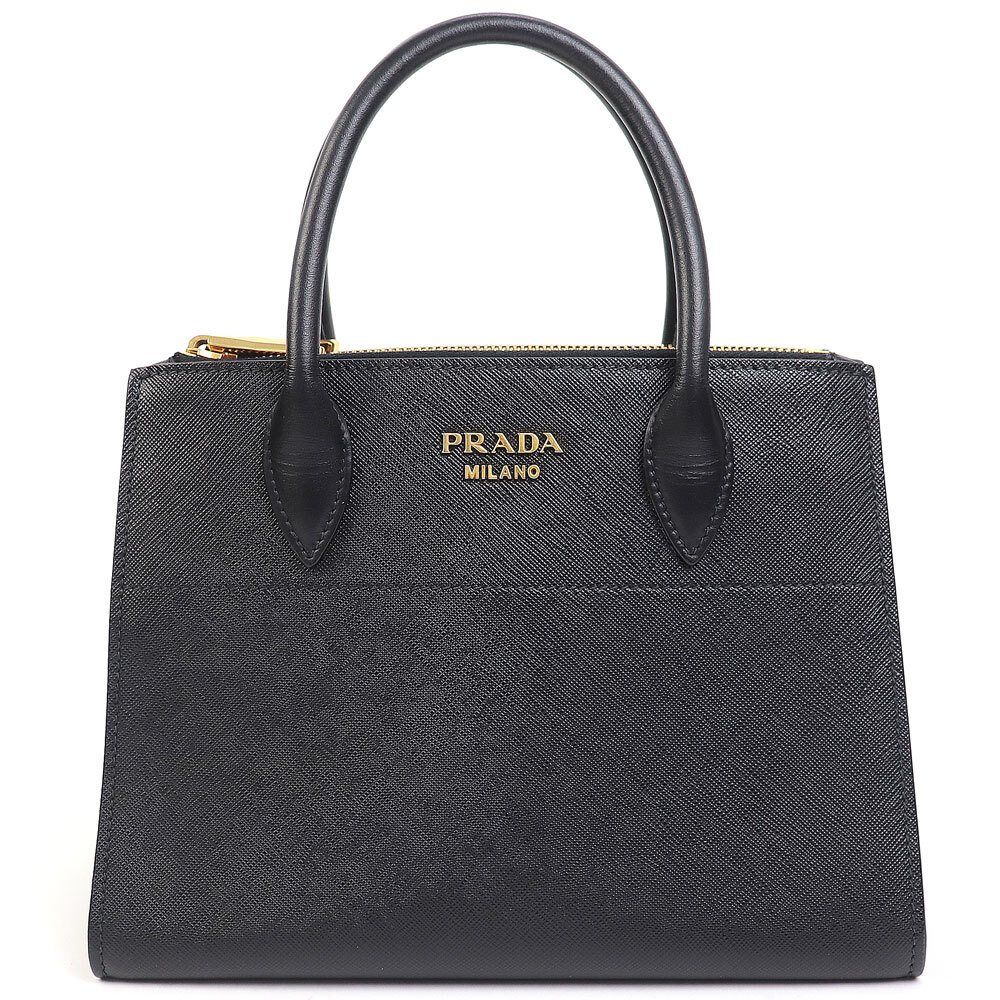 Prada Paradigm Small Handbag Black Saffiano Leather City Prada Paradigm Small Handbag Black Saffiano Leather City