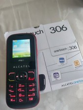 ALCATEL Alcatel One Touch OT-306 - Black/Red (Unlocked) Mobile Phone