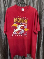 Vintage 1995 Bloomsday T-shirt Spokane Washington 10K Run Size XL Men  s Red