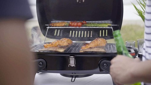 1 Burner Portable Gas Grill for Camping Outdoor Cooking Kitchen Patio Garden BBQ - Picture 10 of 19