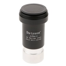 Full Metal 3x Barlow Lens Extender Multi-Coated Glass Lens Telescope Accessories