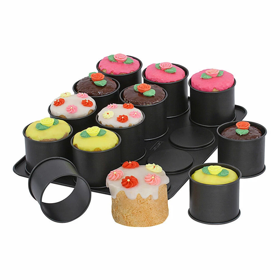 Zenker Special Creative Törtchen-Backblech Mini Backform für 12 Törtchen L 38 cm - Bild 2 von 3