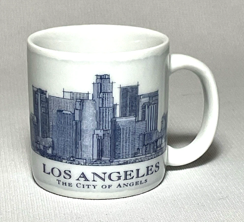 STARBUCKS ~ Juego (4) "LOS ANGELES" 2 OZ. Tazas de café espresso (2006) Foto 4 de 4