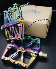 CyclePunk Coldsmoke Bicycle Pedals Platform 9/16 Sealed Cartridge Bearings.