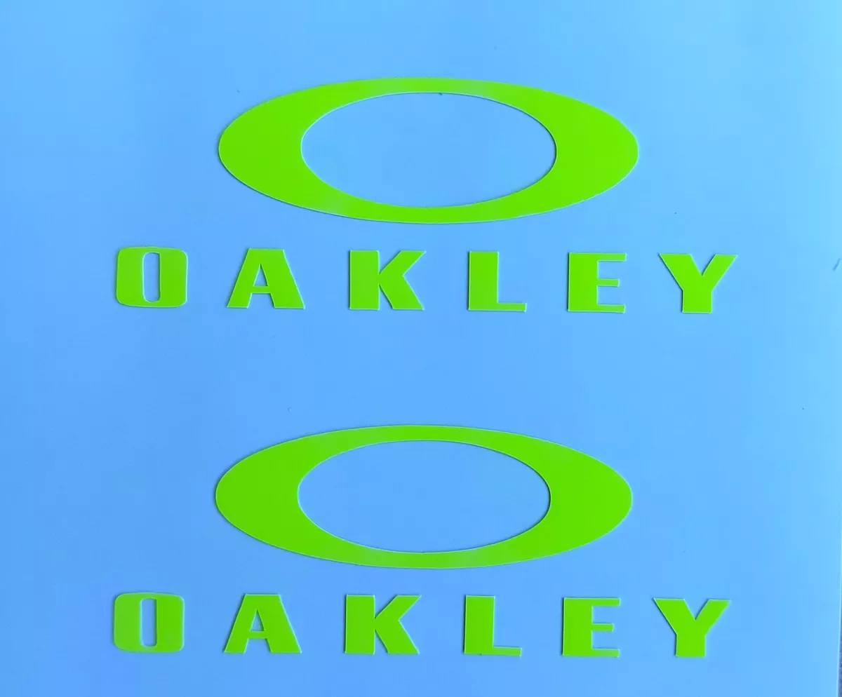 blue oakley logo | Sticker