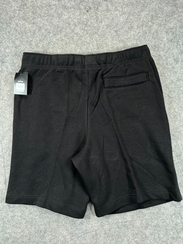 NWT Athletic Works Shorts Mens Large Black Fleece Pull On Drawstring Active A6 A - Picture 10 of 10