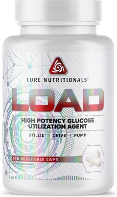 Core Nutritionals LOAD High Potency Glucose Utilization & Pump Agent - 180 caps