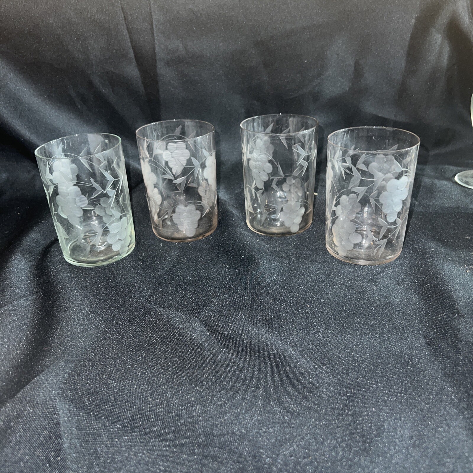 Grape by GLASTONBURY LOTUS 9 oz flat tumbler set of 4 eBay