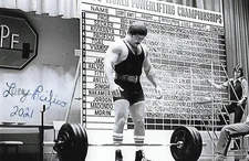 Larry Pacifico autographed 4x6 photo IPF Powerlifting Legend Rare COA LOOK!