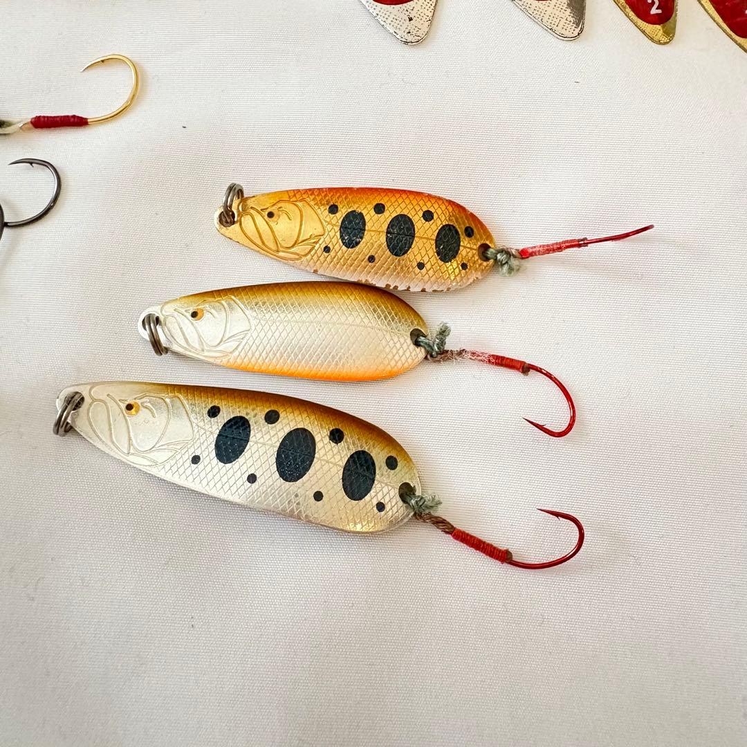 Popular lure set, spoons, spinners, vibes, etc. Various mixes, 15 items - Image 5