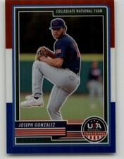2023 Panini Stars & Stripes USA Baseball Joseph Gonzalez Red, White, & Blue #68