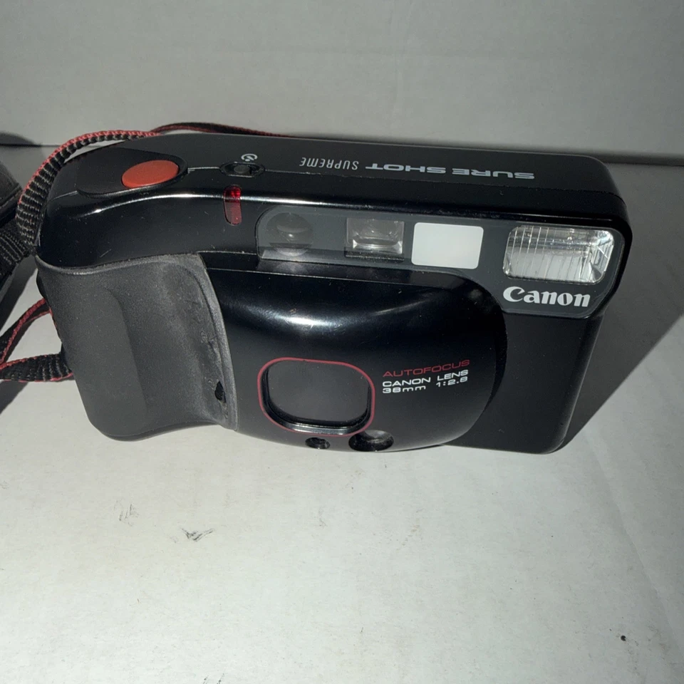 Cámara fotográfica Canon Sure Shot Supreme Auto Boy 3 apuntar y disparar 35 mm con estuche Foto 2 de 4