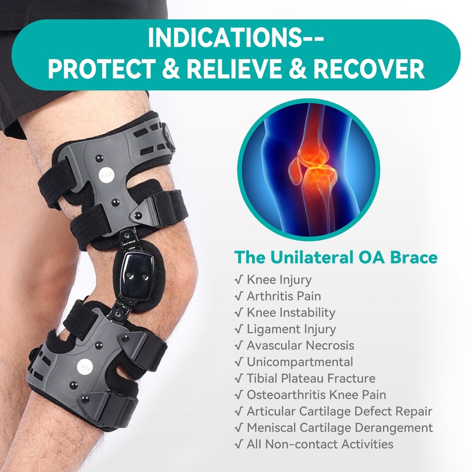 OA Unloader Knee Brace for Osteoarthritis, Arthritis Pain, Cartilage ...