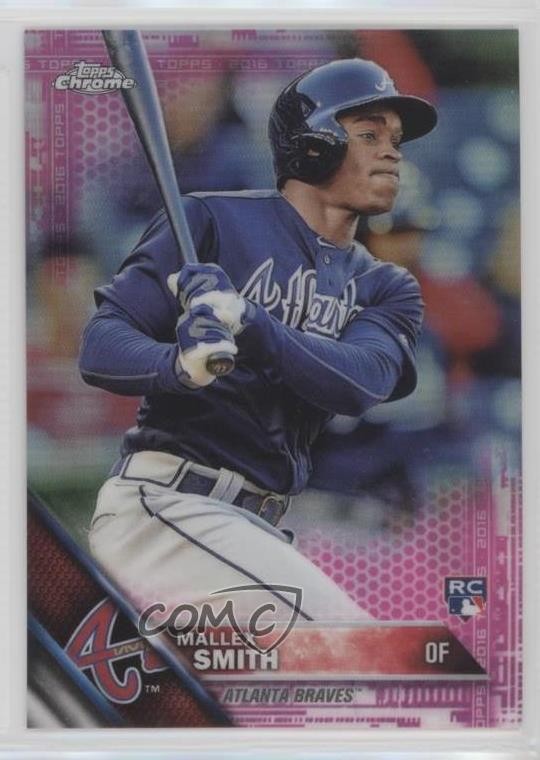 2016 Topps Chrome Pink Refractor Mallex Smith #108 Rookie RC 0f8