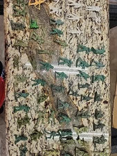 Plastic Army Soldiers Set A Bunch Of Different Types Some Louis Marx And Co