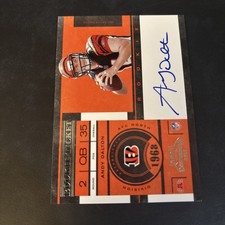 2011 Playoff Contenders - Rookie Ticket Andy Dalton 225 Base Au Rc