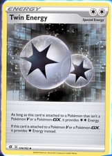 Twin Energy - 174/192 - Uncommon (Near Mint) Rebel Clash - Energy Pokémon