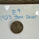 1923 Peace Dollar $1 Silver Coin Circulated Business Strike Uncertified Ungraded