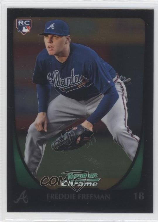 2011 Bowman Chrome Freddie Freeman #185 Rookie RC
