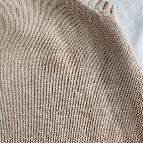 Maglione L.L Bean 100% Cotone Gilet Marrone Uomo Taglia Large - Foto 6 di 6