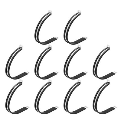 10pcs 2-3/4 Inch Stainless Steel Cable Clamp Conduit Wire Holder Strap Clip