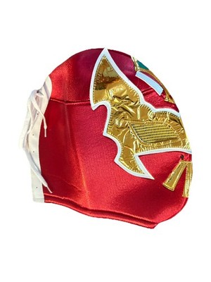 Sin Cara Lucha Libre Mask Authentic Mexican Wrestling Arena Red WWE AAA New