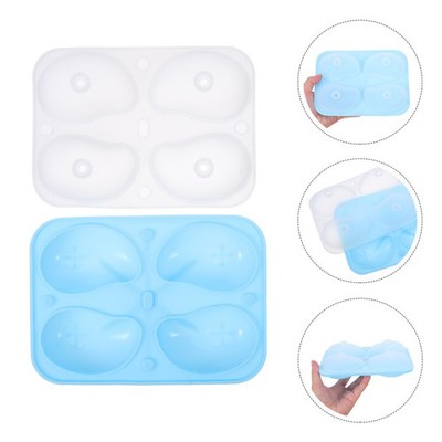 Fruit Shape Molds for Baking Ice Cream Silicone 4 Cavity Pudding
