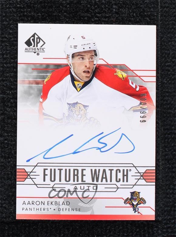 2014-15 SP Authentic Future Watch Auto 600/999 Aaron Ekblad #309 Rookie