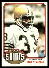 1976 Topps Mike Strachan Rookie New Orleans Saints #353