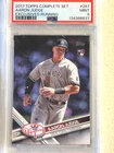 2017 TOPPS COMPLETE SET AARON JUDGE EXCLUSIVES RUNING ROOKIE #287 PSA 9 MINT
