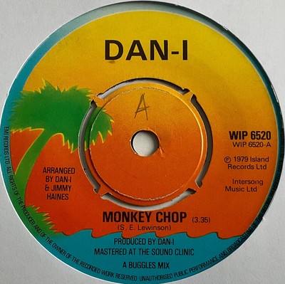 Dan-I - Monkey Chop - 7  Vinyl Single