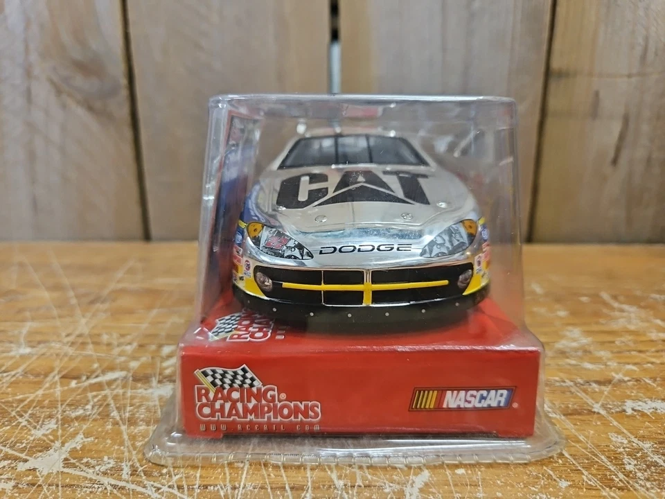 1/24 Ward Burton #22 CAT Dealers 2002 Racing Champions Chrome Chase Car Die-Cast - Image 3 of 4