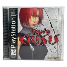 Thumbnail of ebay&reg; auction 407185872709 | Dino Crisis (Sony Playstation 1 PS1, 1999) CIB COMPLETE + REG CARD- TESTED