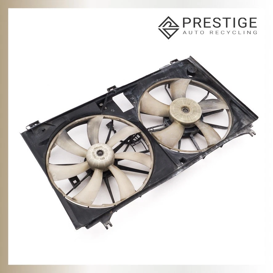 2007-2011 LEXUS GS350 Radiator Dual Cooling Fan Motor w/ Shroud 16711-31240 Foto 2 de 4