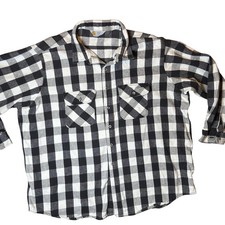 Carhartt Rugged Heavy Flannel Outdoor Wear Mens Buffalo Plaid Work Shirt XL