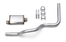 2004-2008 Dodge Ram Truck 3 Single Exhaust Kit Flowsound Stainless Muffler