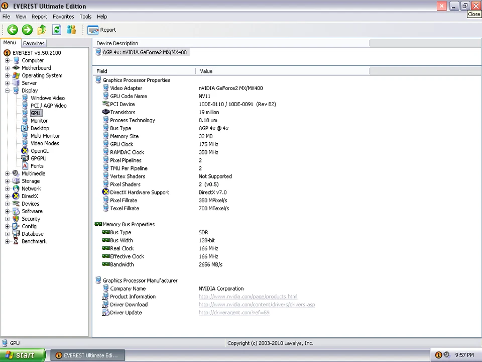 NVIDIA GeForce 2 MX400 32MB VIDEO CARD GPU MSI MS-8835  TESTED FREE SHIPPING - Image 3 of 4