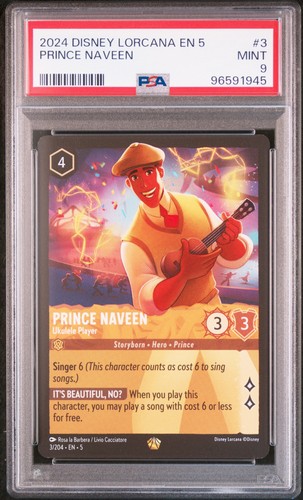 Prince Naveen - Ukulele Player graded PSA 9 for sale on eBay
