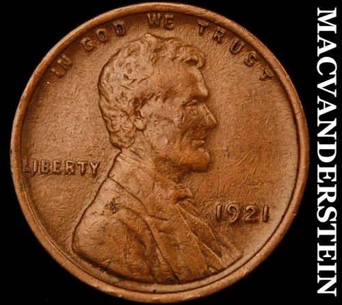 1921 Lincoln Wheat Cent- Extra Fine Better Date No Reserve #J4256