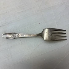 Vintage 1847 Rogers Bros IS 4.25” Silver plate Fork KitchenGnu