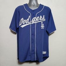 Dynasty MLB LA Dodgers Jersey Blue Size L